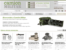 Tablet Screenshot of camionmilitar.com